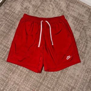 Men’s red nike shorts